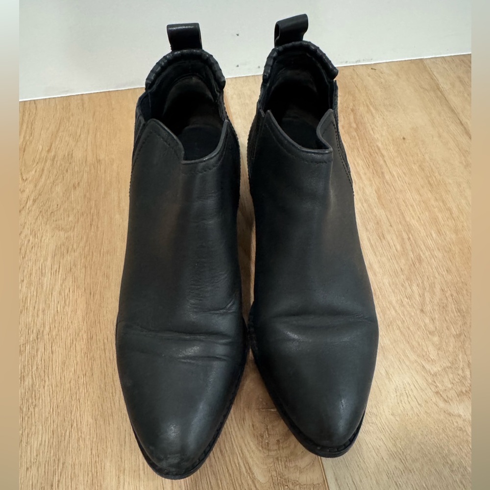 Alexander Wang Black Leather Ankle Boots
